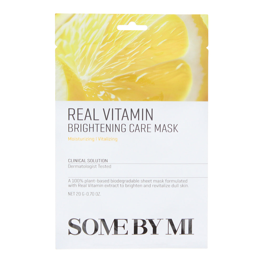 Some By Mi Real Vitamin Brightening Care Sheet Mask 20g - Glow Empire