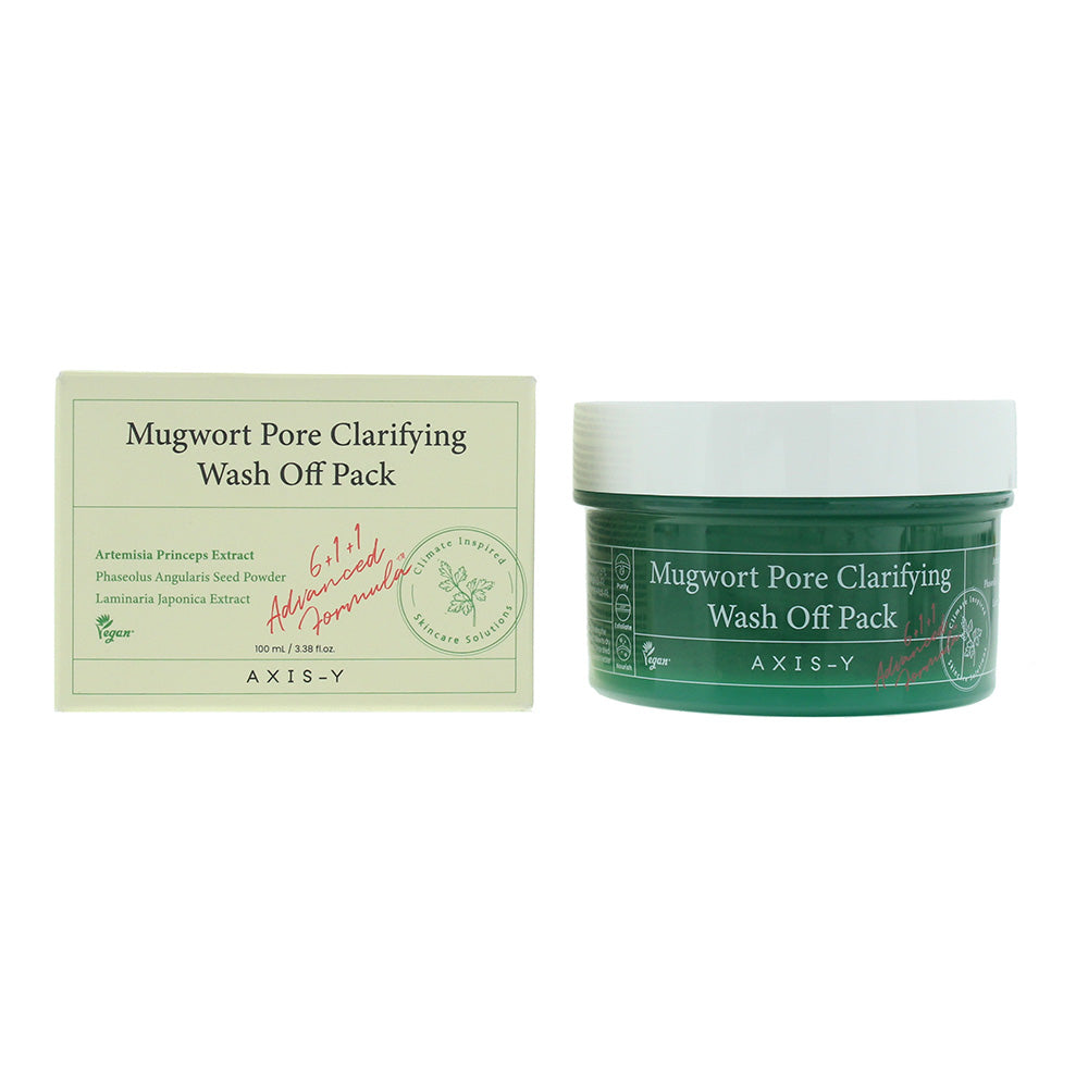 AXIS-Y Mugwort Pore Clarifying Wash Off Pack 100ml - Glow Empire