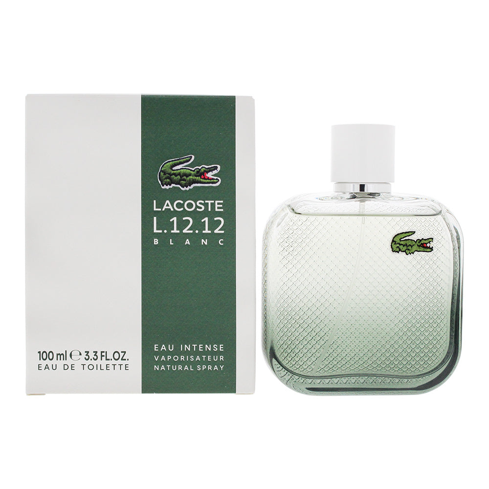 Lacoste L.12.12 Blanc Eau Intense Eau de Toilette 100ml - Glow Empire