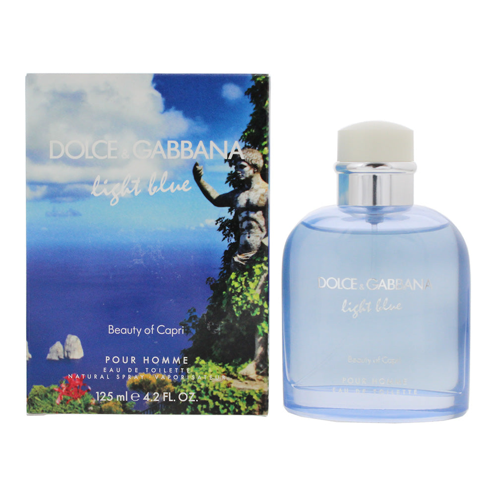 Dolce & Gabbana Light Blue Pour Homme Beauty of Capri Eau de Toilette 125ml Spray - Glow Empire