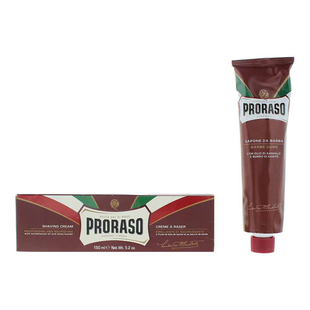Proraso Red Sandalwood Shaving Cream 150ml - Glow Empire