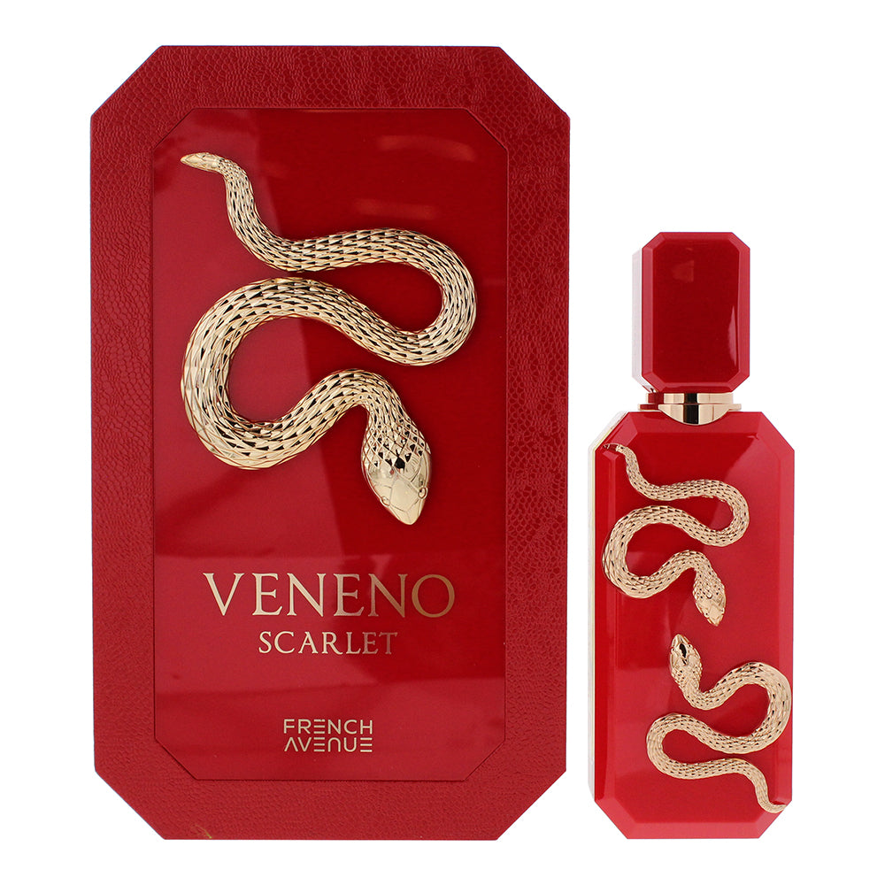 French Avenue Veneno Scarlet Eau de Parfum 100ml Spray - Glow Empire
