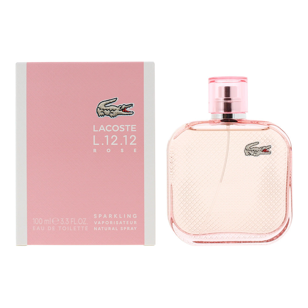 Lacoste Eau de Lacoste L.12.12 Rose Sparkling Eau de Toilette 100ml Spray - Glow Empire