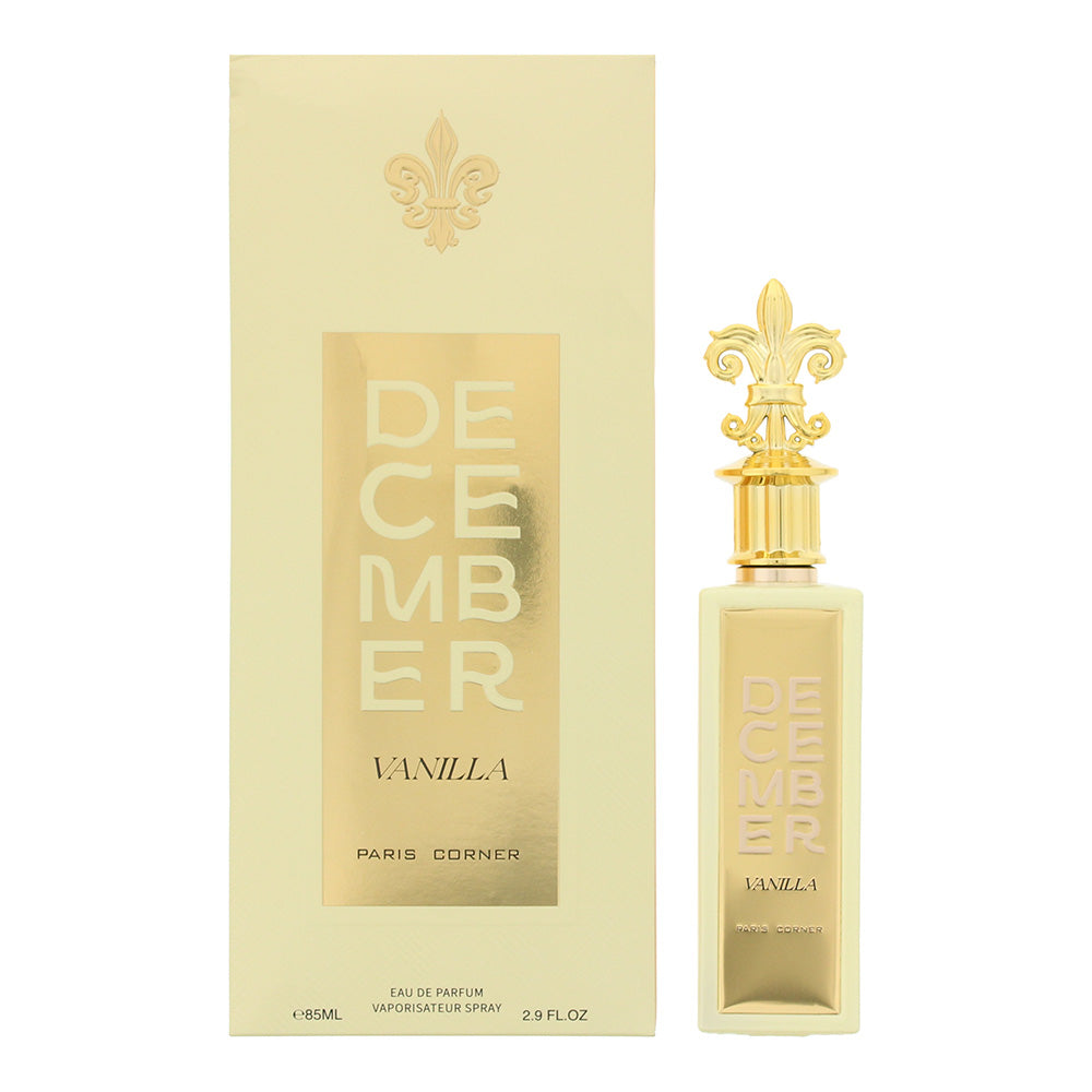 Paris Corner December Vanilla Eau de Parfum 85ml Spray - Glow Empire