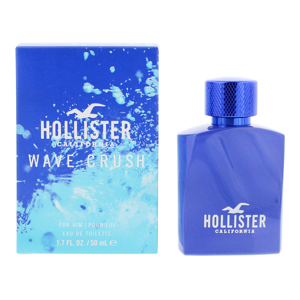 Hollister Wave Crush For Him Eau de Toilette 50ml Spray - Glow Empire