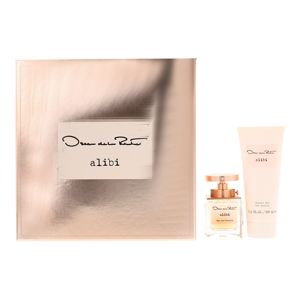 Oscar de la Renta Alibi Gift Set 50ml Eau de Toilette + 100ml Shower Gel - Glow Empire