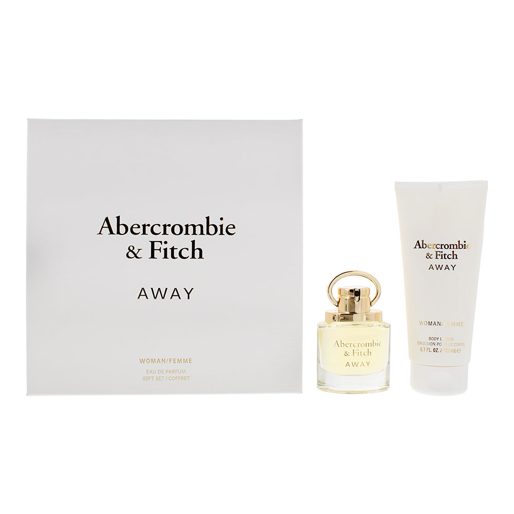 Abercrombie & Fitch Away Woman Gift Set 50ml EDP + 200ml Body Lotion - Glow Empire