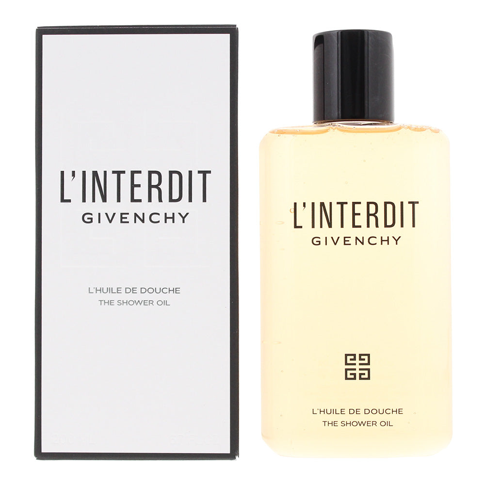 Givenchy L'Interdit Shower Oil 200ml - Glow Empire