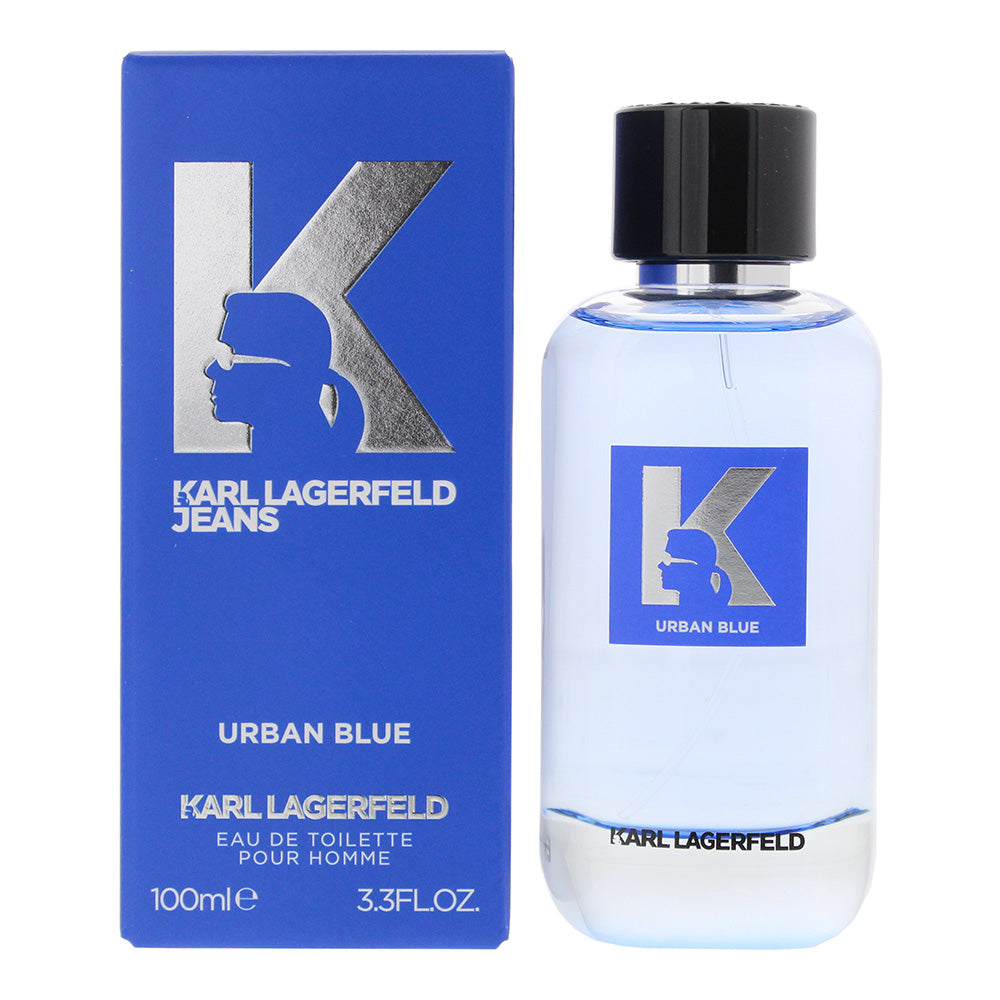 Karl Lagerfeld Jeans Urban Blue Eau de Toilette 100ml Spray - Glow Empire