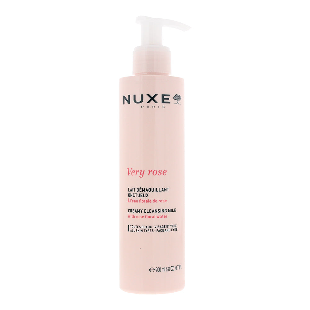 Nuxe Very Rose Creamy Cleansing Milk 200ml - Glow Empire