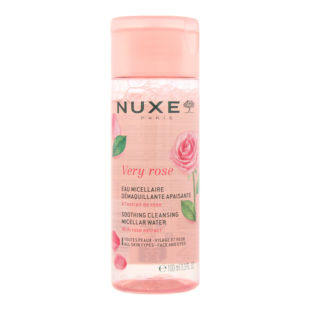 Nuxe Very Rose Soothing Cleansing Micellar Water 100ml - Glow Empire