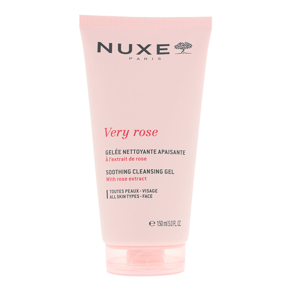 Nuxe Very Rose Soothing Cleansing Gel 150ml - Glow Empire