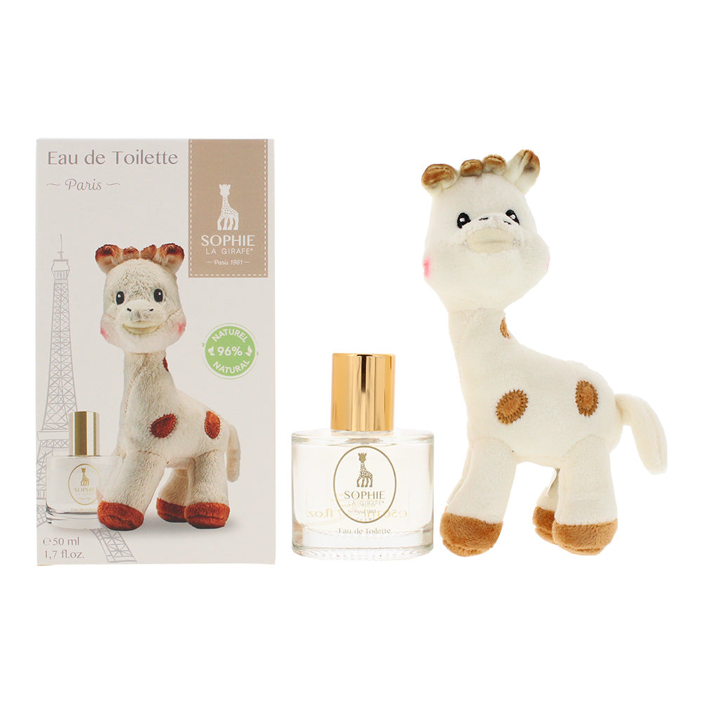 Sophie La Giraffe 2 Piece Gift Set: Eau de Toilette 50ml + Giraffe Plush Toy - Glow Empire
