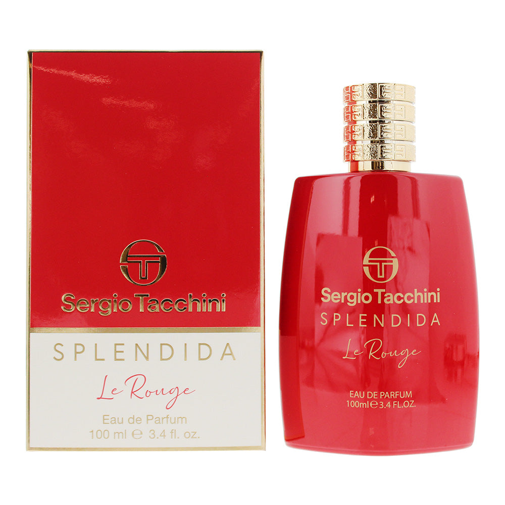 Sergio Tacchini Splendida Le Rouge Eau de Parfum 100ml Spray  - Glow Empire