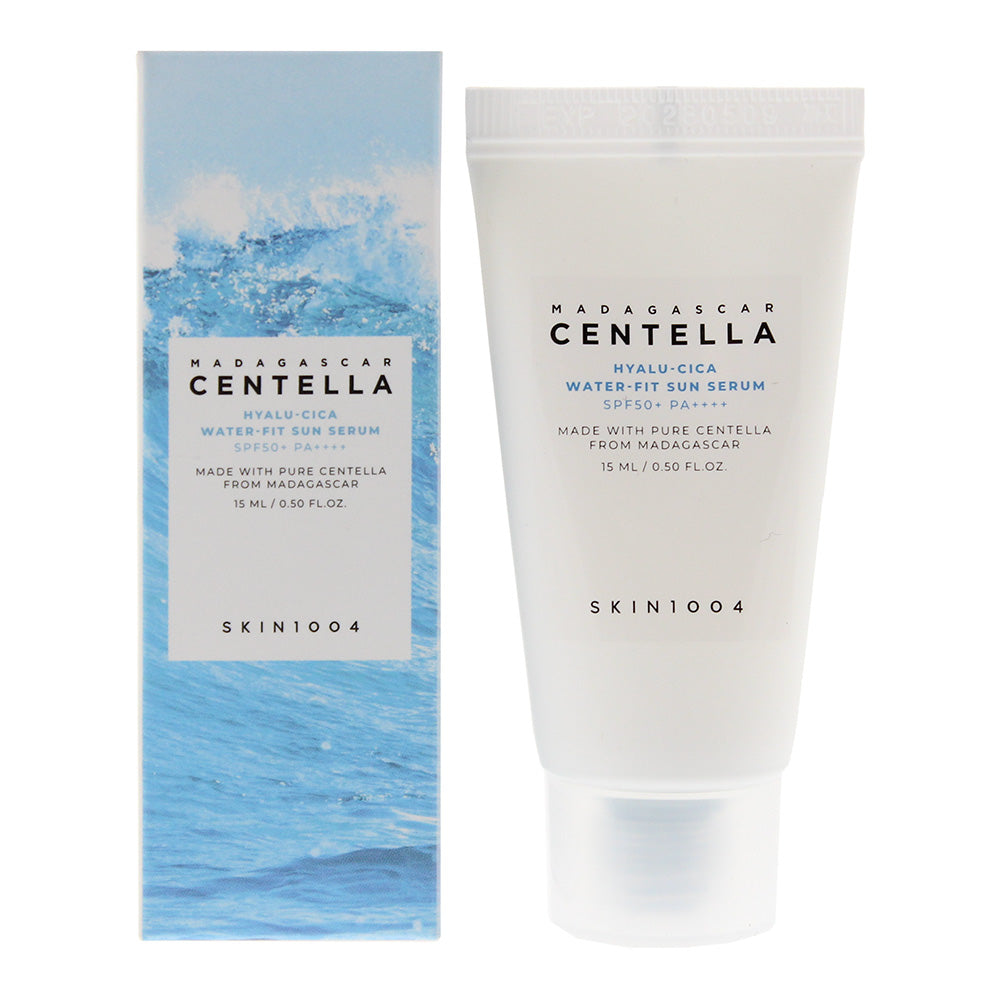 Skin1004 Madagascar Centella Hyalu-Cica Water-Fit Sun Serum PA++++ SPF50+ 15ml - Glow Empire