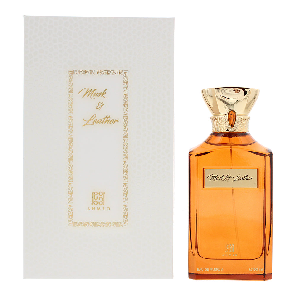 Ahmed Al Maghribi Musk & Leather Eau de Parfum 100ml Spray - Glow Empire