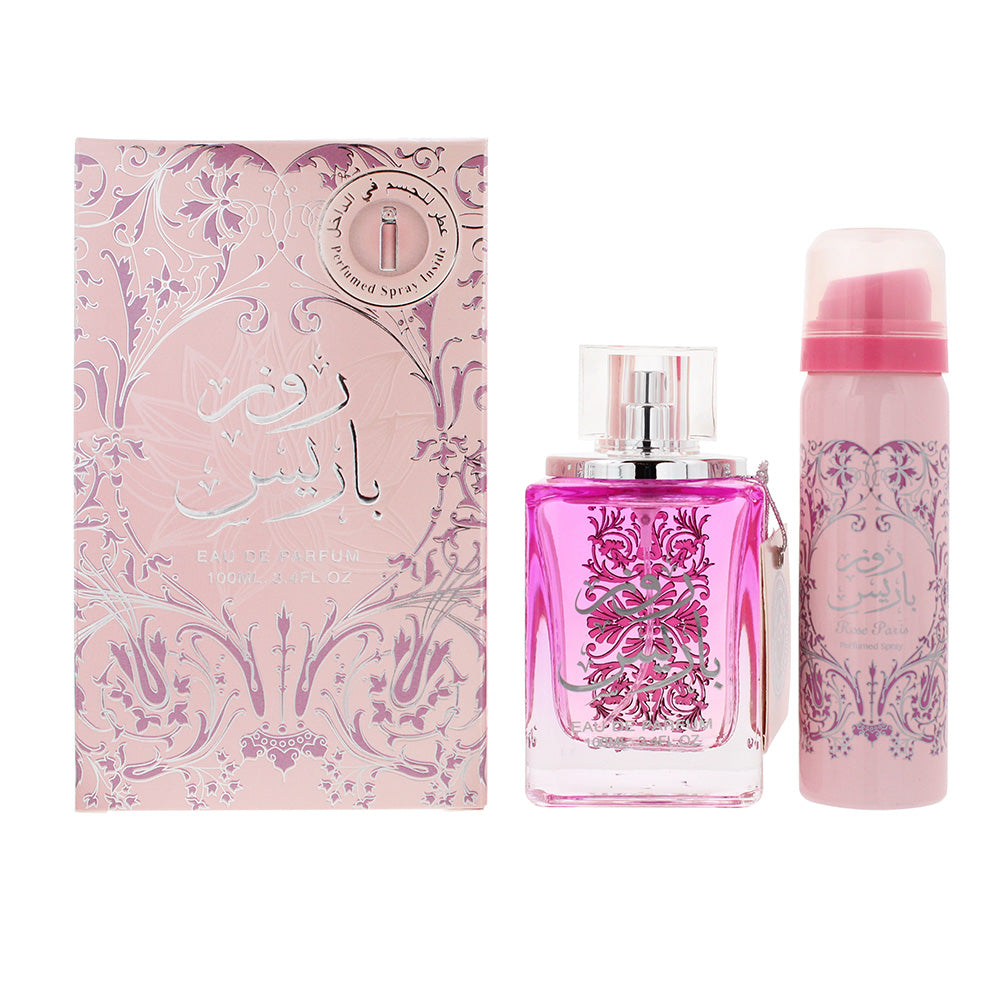 Ard Al Zaafaran Rose Paris Gift Set 100ml EDP + 50ml Deodorant Spray - Glow Empire