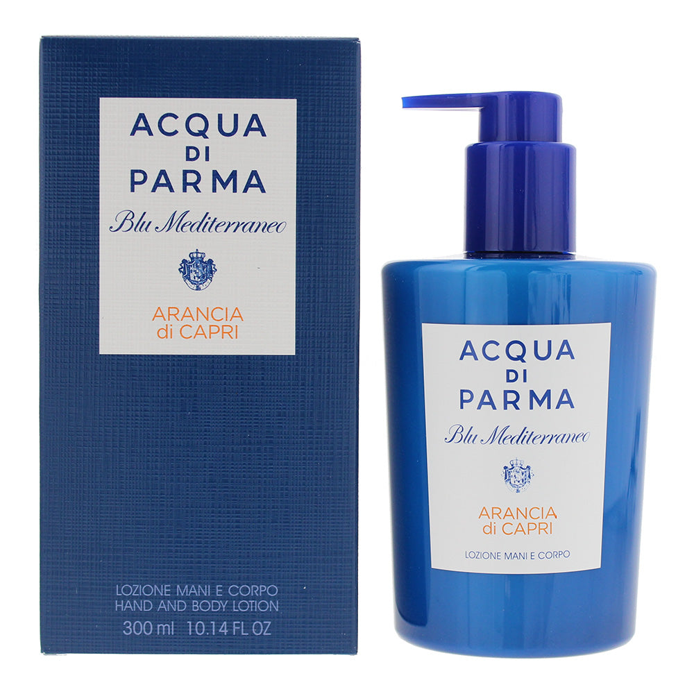 Acqua di Parma Blu Mediterraneo Arancia Di Capri Hand and Body Lotion 300ml  - Glow Empire
