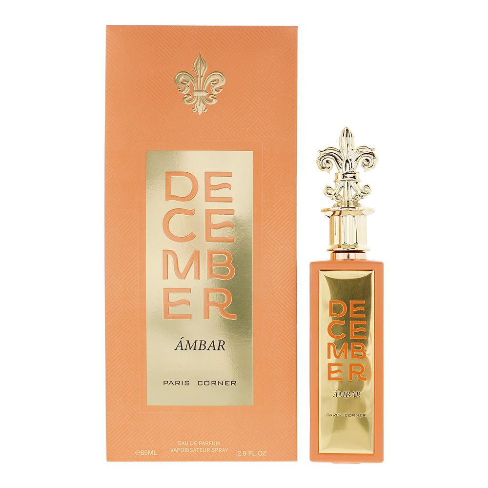 Paris Corner December Ambar Eau de Parfum 100ml Spray  - Glow Empire