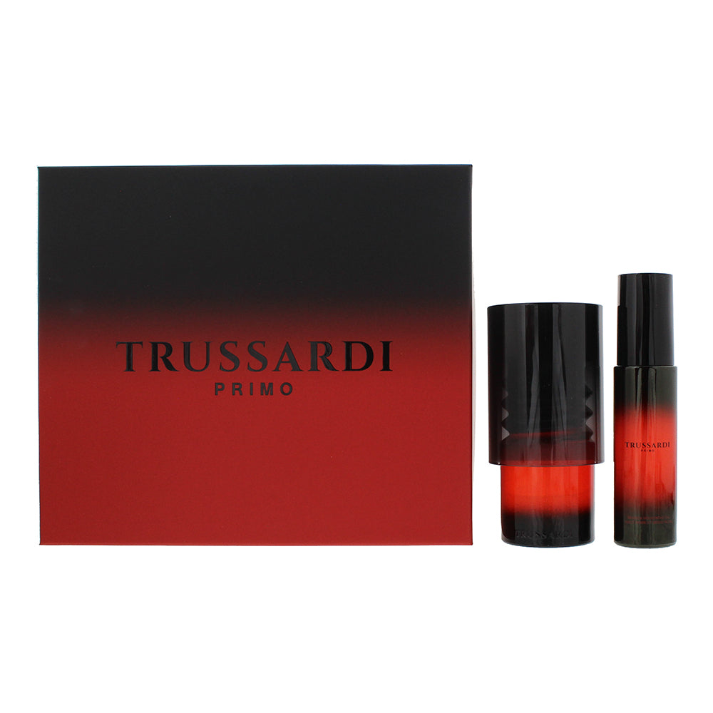 Trussardi Primo Gift Set 100ml EDP + 50ml Beard Oil  - Glow Empire