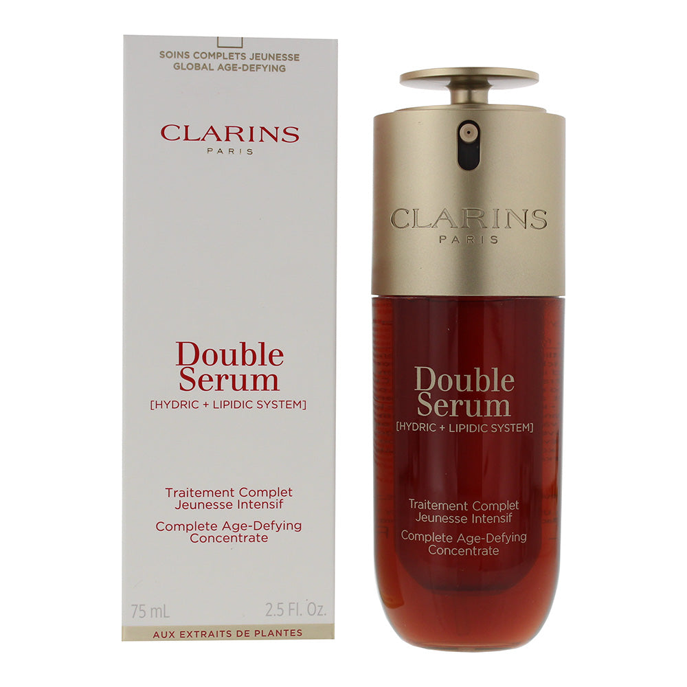 Clarins Anti-Ageing Face Double Serum 75ml  - Glow Empire